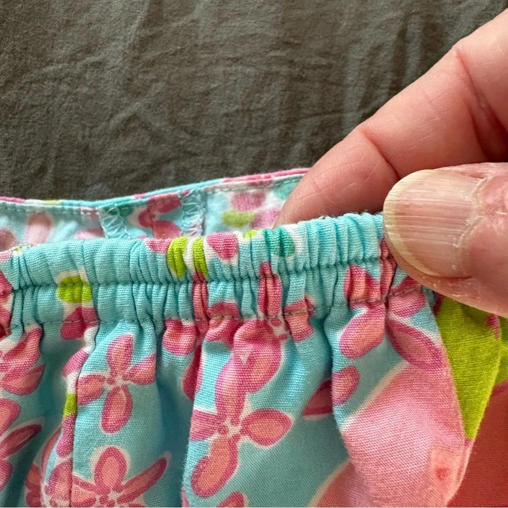 Lilly Pulitzer Girls Elefrance pattern Skirt. Size 6X.